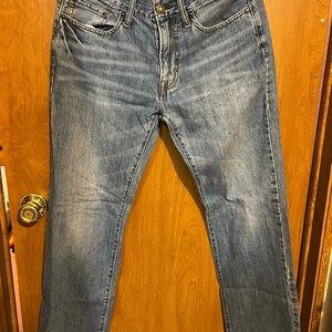 American Eagle Outfitters Men's Blue Straight Jeans